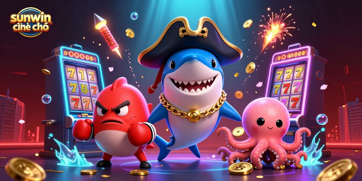 Experience thrilling wins with sunwin chính chủ in this dynamic 3D casino scene.